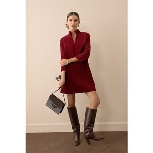 NEW Tuckernuck Merlot Red Corduroy Clifton Dress Size XL